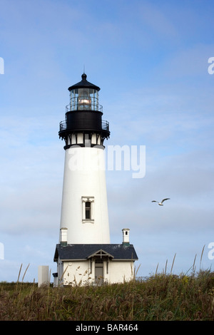 Yaquina Head Lighthouse - herausragende Naturgebiet Yaquina Head - Newport, Oregon Stockfoto