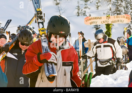 Arabba Livinallongo des Col di Lana Provinz Belluno-Italien Stockfoto