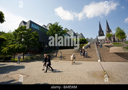 Museum Ludwig und dem Kölner Dom Stockfoto