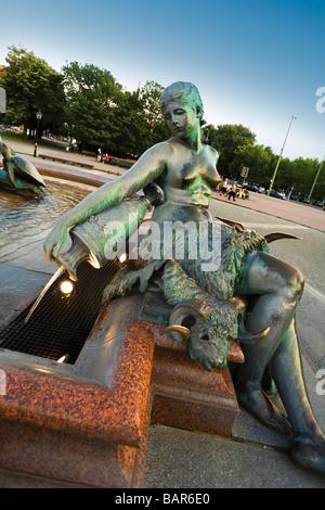 Deutschland, Berlin, Neptunbrunnen, Nahaufnahme Stockfoto