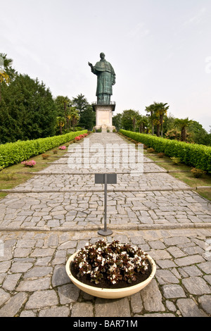 Heiligen Carlo Borromeo Statue Arona Provinz Novara, Italien Stockfoto