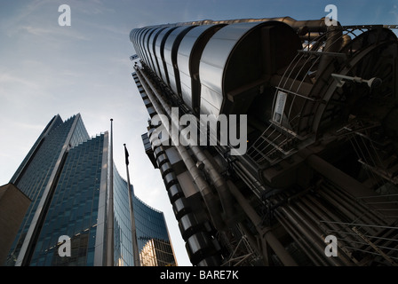 Die Lloyds, aufbauend auf Lime Street im Londoner Fossilienbörse. Entworfen von Richard Rogers Stockfoto