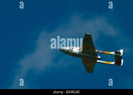 Ein Vintage Vampir-Kämpfer im Flug Stockfoto