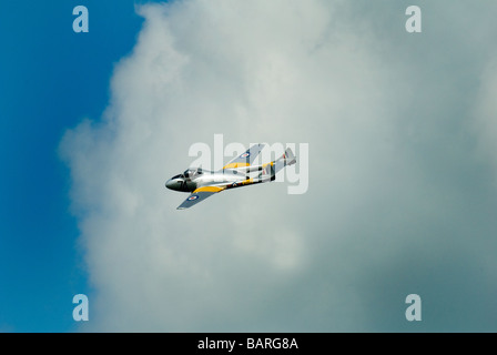 Ein Vintage Vampir-Kämpfer im Flug Stockfoto