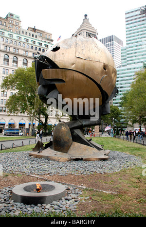 World Trade Center eternal Flame Stockfoto