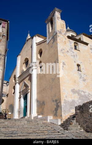 Calvi Cathedral in der Zitadelle, Korsika Frankreich Stockfoto