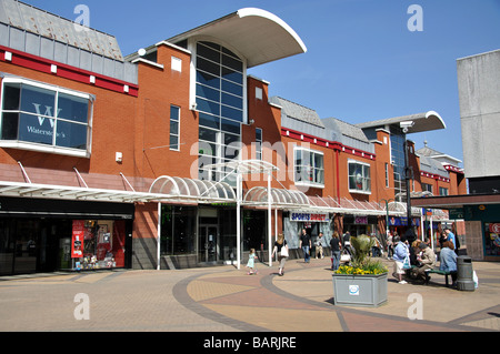 Forum, Stadtzentrum, Stevenage, Hertfordshire, England, Vereinigtes Königreich Stockfoto