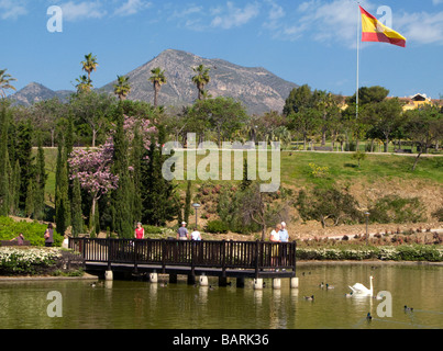 Parque La Paloma Benalmadena Costa del Sol Spanien Stockfoto