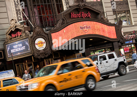 Hard Rock Cafe, Times Square, New York Stockfoto