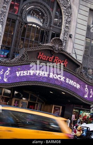 Hard Rock Cafe, Times Square, New York Stockfoto