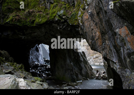 Hodge schließen Schieferbergwerk im Lake District Stockfoto