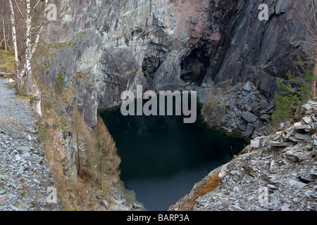 Hodge schließen Schieferbergwerk im Lake District Stockfoto