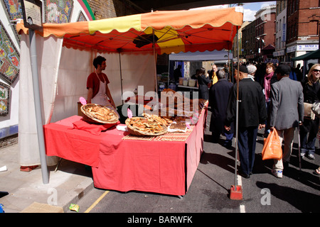 Brick Lane Market London Mai 2009 Stockfoto