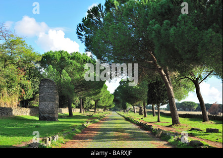 Via Appia Antica, Rom, Latium, Italien Stockfoto
