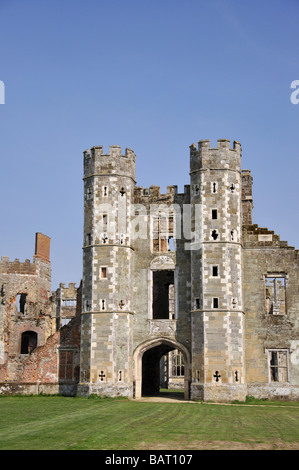 Cowdray House Tudor Herrenhaus, Midhurst, West Sussex, England, Vereinigtes Königreich Stockfoto