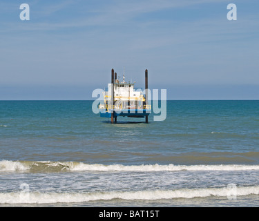 DAS POLLY L DIVE SCHIFF VON AMELIA FORSCHUNG UND ERHOLUNG AUF DER SUCHE NACH EINEM SPANISCHEN SCHATZFLOTTE AUS MELBOURNE BEACH IN FLORIDA Stockfoto