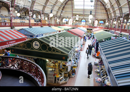 Markthalle, Markthalle Derby, Derby, Derbyshire, England, Vereinigtes Königreich Stockfoto