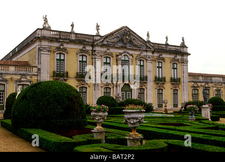 Nationalpalast von Queluz, Freguesia, Queluz, Distrikt Lissabon, Portugal Stockfoto