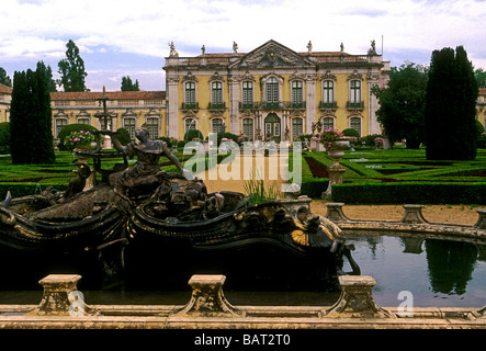 Nationalpalast von Queluz, Freguesia, Queluz, Distrikt Lissabon, Portugal Stockfoto