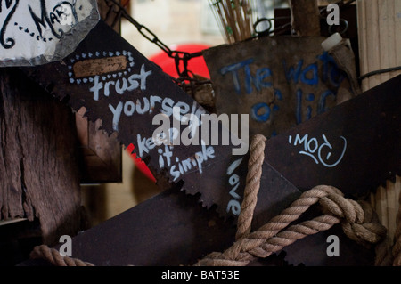 Museum Exponate Nimbin NSW Australia Stockfoto