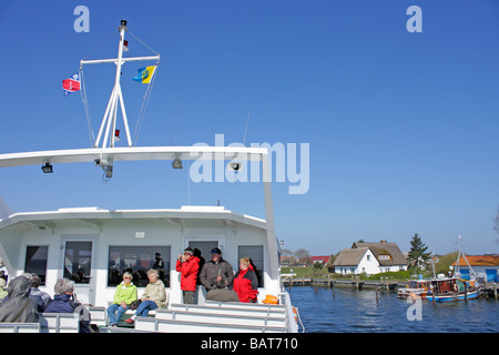 Hafen von Neuendorf, Insel Hiddensee, Mecklenburg-Vorpommern Stockfoto