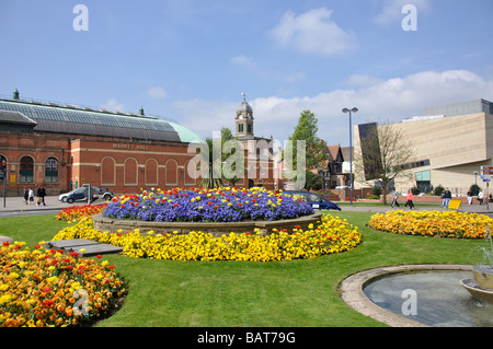 Bunte Kreisel, voll Street, Derby, Derbyshire, England, Vereinigtes Königreich Stockfoto