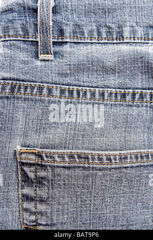 abstrakte gut verwitterte jeans Stockfoto