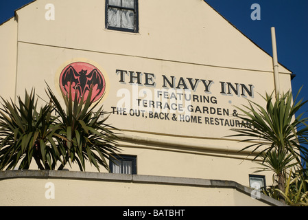 Die Marine Inn, Barbican, Plymouth, Devon, UK Stockfoto