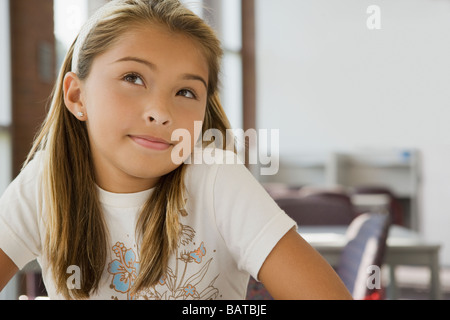 Asiatische Mädchen träumen Stockfoto