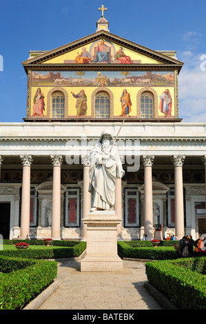 San Paolo Fuori le Mura, Rom, Latium, Italien Stockfoto