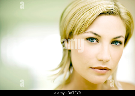 Gesicht der Frau. Stockfoto