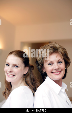 Mutter und Tochter. Stockfoto