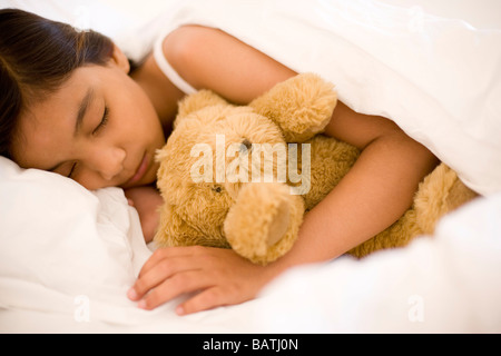Kind schläft. Stockfoto