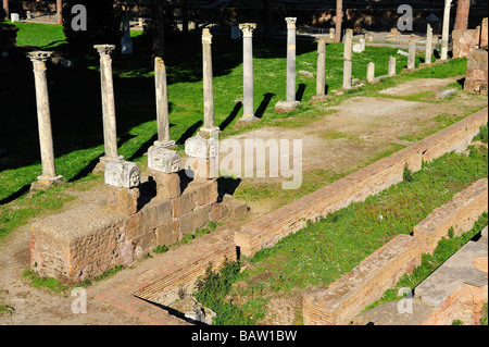 Theater, Ostia Antica, Provinz Rom, Latium, Italien Stockfoto