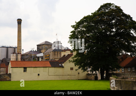 Blick auf John Smiths Brauerei in Tadcaster in Yorkshire Stockfoto