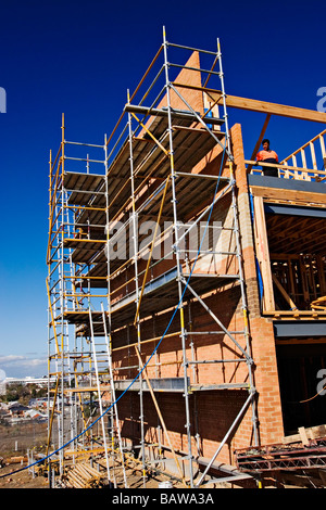 Wohnungsbau / neue Wohn-Construction.Melbourne Victoria Australien. Stockfoto