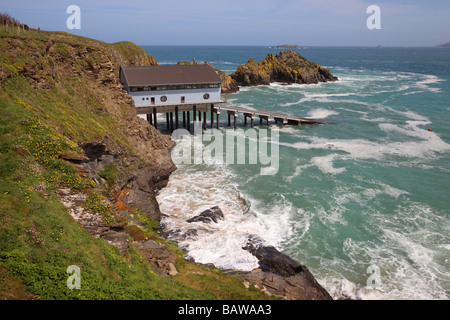 Trevose Head in der Nähe von Padstow, Cornwall. Stockfoto