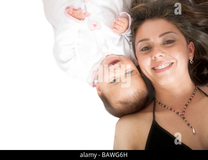 Baby und Mama Stockfoto