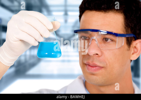 Wissenschaftler in einem Wissenschaftslabor Stockfoto