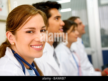 Ärzte in einem Krankenhaus Stockfoto