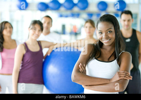 Fitness-Studio team Stockfoto