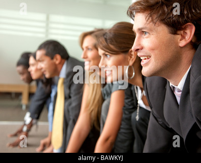 Business-Wettbewerb Stockfoto