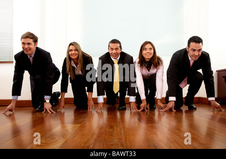 Business-Wettbewerb Stockfoto