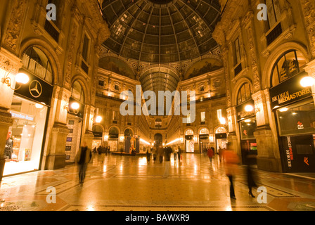 Galleria Vittorio Emanuele II Milan Stockfoto