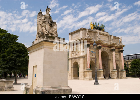 Arc du Triomphe du Carrousel Stockfoto