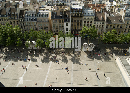 Blick vom Centre Pompidou Stockfoto