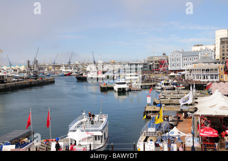 Blick auf Victoria und Albert Waterfront Kapstadt Südafrika Stockfoto