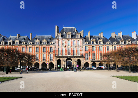 Place des Vosges, Paris, Frankreich Stockfoto