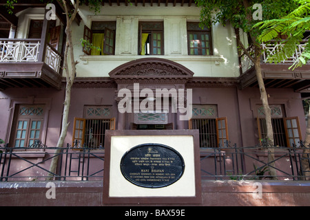 Mani Bhavan Gandhi Residenz in Mumbai Indien Stockfoto