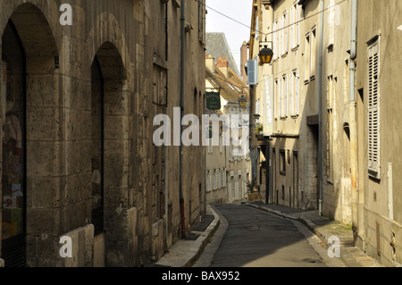 Gasse der Altstadt von Chartres France Stockfoto